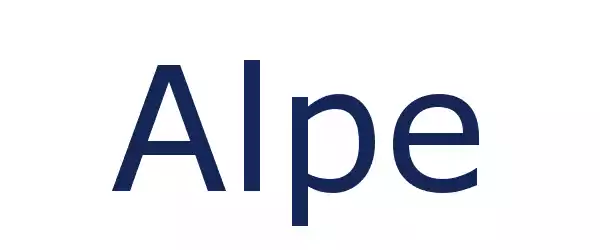 Producent Alpe
