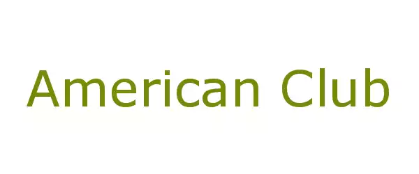 Producent American Club