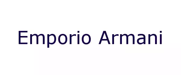Producent Emporio Armani
