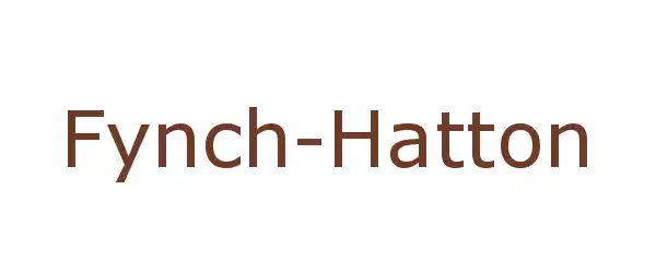 Producent Fynch-Hatton