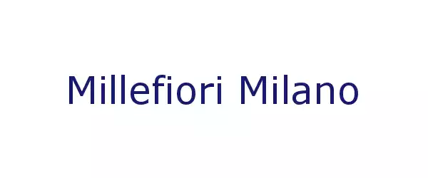 Producent Millefiori Milano