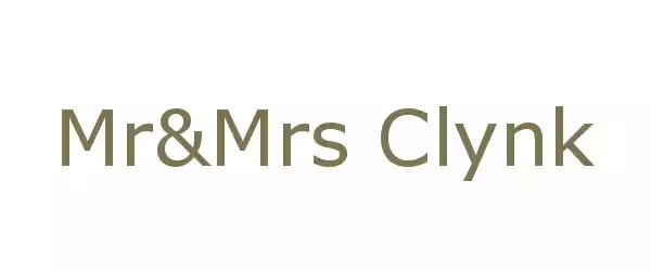 Producent Mr&Mrs Clynk