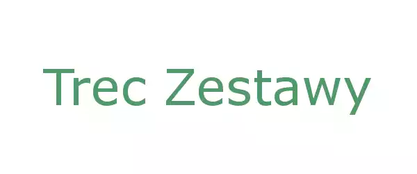 Producent Trec Zestawy