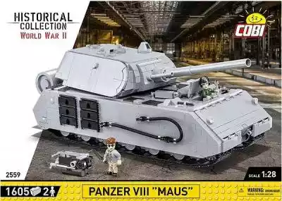 Klocki Cobi Czołg Panzer VIII Maus 2559 Dziecko > Zabawki > Klocki