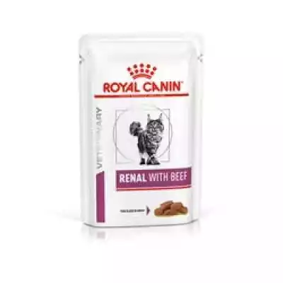 Royal Canin Vet Renal Wołowina - mokra karma dla kotów Royal Canin Vet Renal Wołowina - produkt od Royal Canin. Marka od kilkudziesięciu lat specjalizuje się w wytwarzaniu pokarmów dla zwierząt domowych. Bez wątpienia tak ogromne doświadczenie pozwala tworzyć produkty oparte na ogromnej wi