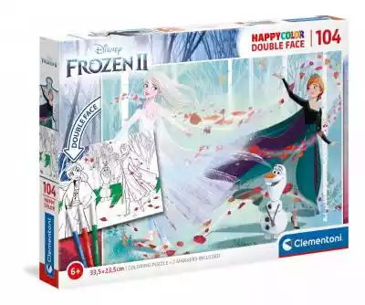 Clementoni Puzzle 104 elementy - Frozen, clementoni