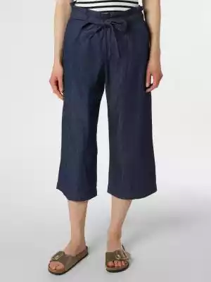 Marie Lund - Spodnie damskie, niebieski Podobne : Marie Lund - Damska koszulka od piżamy, szary - 1676729
