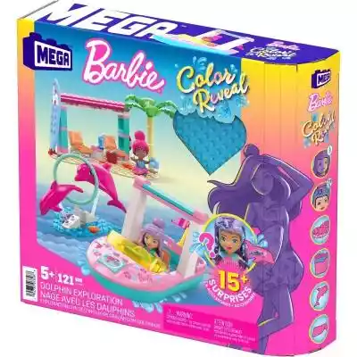 Mega Bloks Klocki MEGA Barbie Color Reve Podobne : Mega Bloks Klocki MEGA Barbie Color Reveal Przygoda z delfinami - 264668