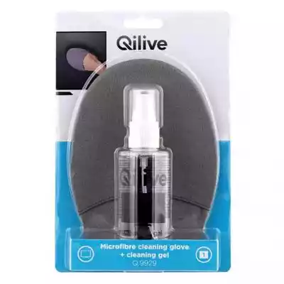 Qilive - Rękawica + spray do czyszczenia ekranów Q.9929