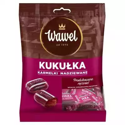 Wawel Kukułka Karmelki nadziewane 105 g Podobne : Wawel - Tiki Taki czekolada z nadzieniem kokosowo-orzechowym - 223692