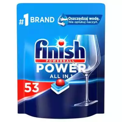 FINISH Tabletki Power All-in-1 53 fresh Podobne : Tabletki do zmywarek FINISH Power Essential Lemon 80 szt. - 1415217