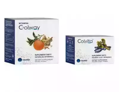 Witamina C C-olway 100 kapsułek
Colvita 60 kapsułek
Dwa Suplementy diety
Colvita 60 kapsułek 
COLVITA to suplement diety w kapsułkach o unikalnym składzie.
Czy pielęgnacja urody oznacza dla Ciebie również uzupełnianie diety w niezbędne dla kondycji skóry i tkanki łącznej składniki?
Colvita