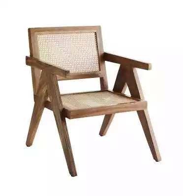 Krzesło drewniane marki Madam Stoltz.

Krzesło wykonane jest z naturalnych materiałów - drewna tekowego oraz rattanu. Dla miłośników prostoty i minimalizmy krzesło Lounge to idealne rozwiązanie,  natomiast dekoracyjny splot siedziska oraz oparcia zdecydowanie nadają krzesłu stylu i klasy.
