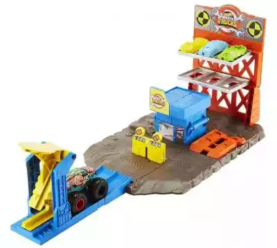 MATTEL - Monster Truck Trucks Demolka na Podobne : Playtive Monster truck zabawka, 1:64, 1 szt. (Fire Tire) - 817455