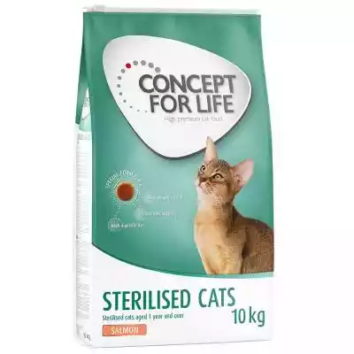 Concept for Life Sterilised Cats, łosoś  karma sucha dla kota