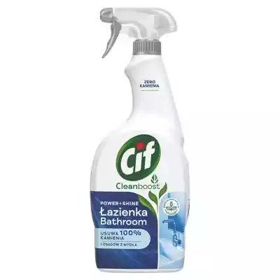 Cif Power & Shine Spray łazienka 750 ml Drogeria, kosmetyki i zdrowie > Chemia, czyszczenie > Do łazienki