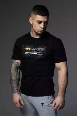 Czarny T-Shirt Męski Abs - M