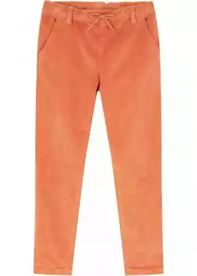 Spodnie sztruksowe dziewczęce Podobne : Spodnie sztruksowe ze stretchem i z wygodnym paskiem - 445431