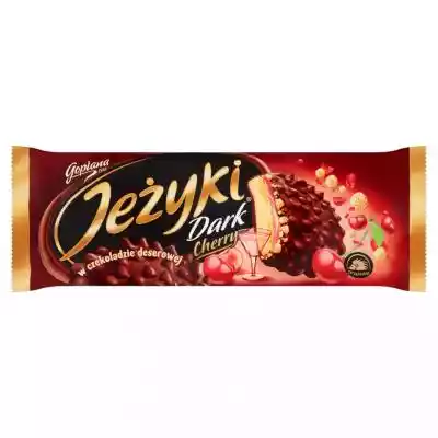 Jeżyki - Dark Cherry herbatniki z bakaliami w czekoladzie deserowej
