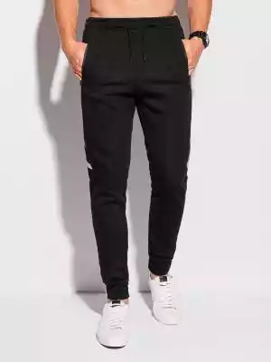 Spodnie męskie dresowe 1265P - czarne
 - Podobne : Czarne Spodnie Męskie Cargo Basic Pants Cargo 125 Black - M - 113720