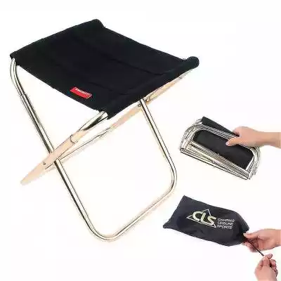 Aotu Outdoor Folding Fold Aluminium Chair Stool Seat Fishing Camping Feature: 100% nowy i wysokiej jakości. Ilość: 1Kolor: Czarny...