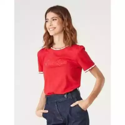 T-shirty i Koszulki polo Naf Naf  -  Czerwony Dostępny w rozmiarach dla kobiet. EU M.