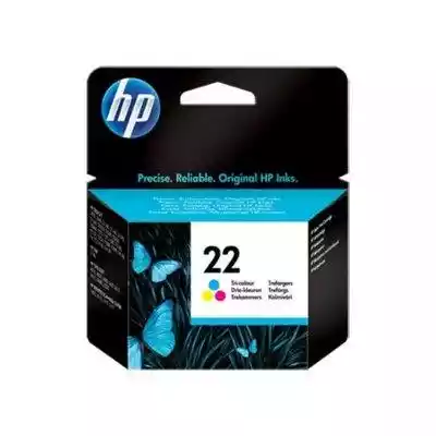 HP Inc. Tusz nr 22 Kolor  C9352AE Peryferia komputerowe/Materiały eksploatacyjne do drukarek/Tusze oryginalne do drukarek