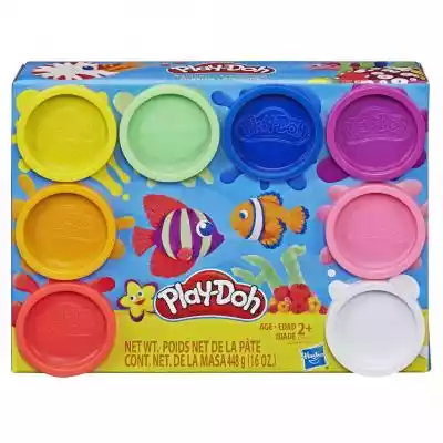 Play-Doh Ciastolina 8 pak kolorów mixDoskonały zestaw do zabaw plastycznych oraz tworzenia wszystkiego,  o czym dziecko zamarzy. Może stanowić,  uzupełnienie innych zestawów zabawek z marki Play-Doh gwarantując niekończącą się zabawę.Zestaw zawiera 8 pojemników Play-Doh (zawiera pszen