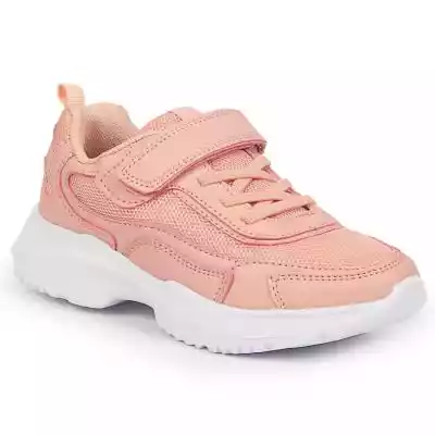 Buty sportowe dziewczęce na rzep różowe  Podobne : American Club Buty sportowe czerwone - 1296380