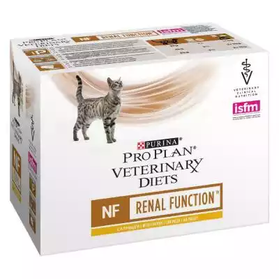 Purina NF Renal Function Kurczak - mokra karma dla kotów Purina NF Renal Function Kurczak produkt marki Purina. Producent szczyci się wysoką jakością i dbałością o składniki produktów. Również standardy produkcji,  spełnianie,  a nawet przekraczanie norm dotyczących wytwarzania karm dla zw