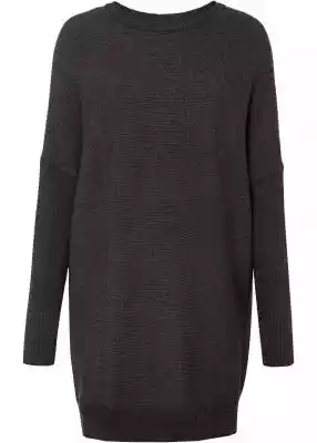 Długi sweter w fasonie oversize z dłuższym tyłem.