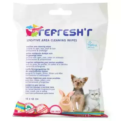 Savic Refresh'r Sensitive chusteczki dla Koty / Pielęgnacja kota / Pielegnacja sierści / Ręczniki