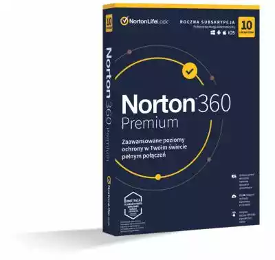 Symantec Norton 360 Premium 10 Pc 1 rok  oprogramowanie komputerowe