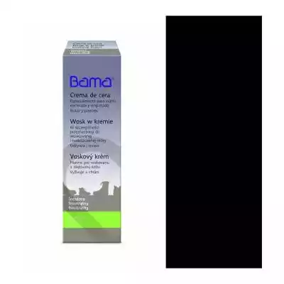 Charakterystyka: Kod produktu: 6093/BLACK Producent: Bama Kolor: czarny Przeznaczenie: skóra naturalna Forma: krem Pojemność: 50 ml Funkcje: odżywia i wzmacnia kolor       