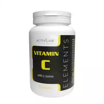 ACTIVLAB - Witamina C Elements Vitamin C Podobne : Solaray L-Lysine Monolaurin 1: 1 Stosunek, 60 kapsli (opakowanie 3) - 2713780