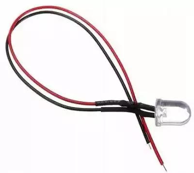 Dioda LED 5mm 12V z przewodem czerwona D Podobne : M22-LED-G Dioda Led zielona 24V Przód 216559 Eaton - 1910400