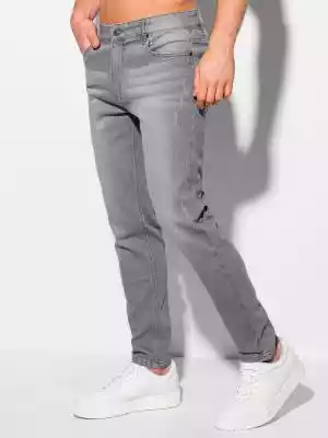 Spodnie męskie jeansowe 1116P - szare
 - On/Spodnie męskie