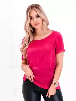Bluzka damska 018LLR - różowa
 -         Podobne : Różowa bluzka z ażurowym wzorem na plecach T-AGGIE - 26737