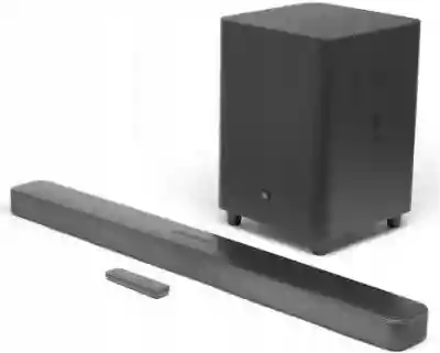 Soundbar JBL BAR 5.1 SURROUND czarny. JBL Bar 5.1 Surround to elegancki 5.1-kanałowy soundbar z...