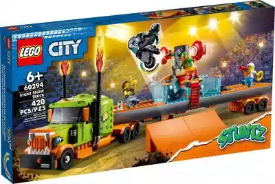 Klocki LEGO City Ciężarówka kaskaderska  Podobne : Klocki LEGO City Tory 60205 - 176417