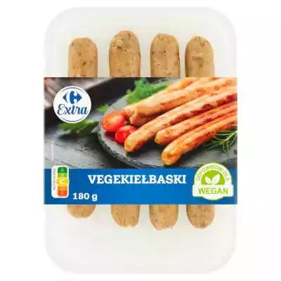 Carrefour Extra Vegekiełbaski 180 g Dania gotowe i przystawki > Dania gotowe i przystawki > Danie wegetariańskie