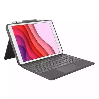 Etui na iPad LOGITECH Combo Touch 920-011382,  przeznaczone do iPada 10. generacji,  z dołączaną klawiaturą.