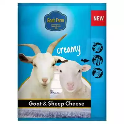 Goat Farm Ser topiony z sera koziego i o Podobne : GOAT FARM Ser topiony z sera koziego i owczego w plastrach 100 g - 253930