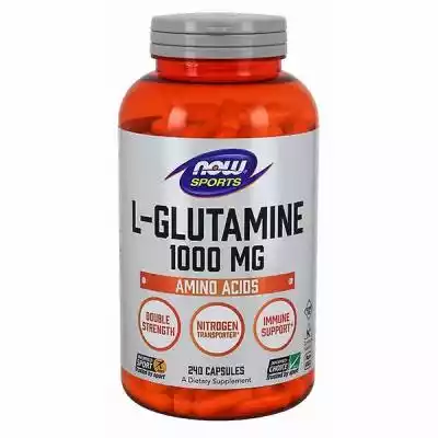 Now Foods L-Glutamina, 1000 mg, 240 Kaps Podobne : Solgar L-glutamina 500 mg kapsułki roślinne, 50 - 2748440