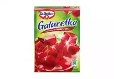 Dr.oetker Galaretka Wiśniowa 77 G Podobne : Dr. Oetker Słodka Chwila Kisiel z kawałkami owoców smak poziomka 31,5 g - 839604