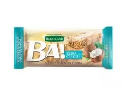 Bakalland Ba! Baton 5 Zbóż Kokos&Chia 30 Podobne : Baton masło orzechowe Healthy Snack 40 g - 303081