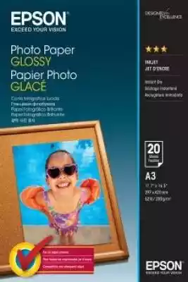 Papier Epson Photo Paper Glossy A3 20 Ar Allegro/Elektronika/Fotografia/Akcesoria fotograficzne/Papiery i folie fotograficzne