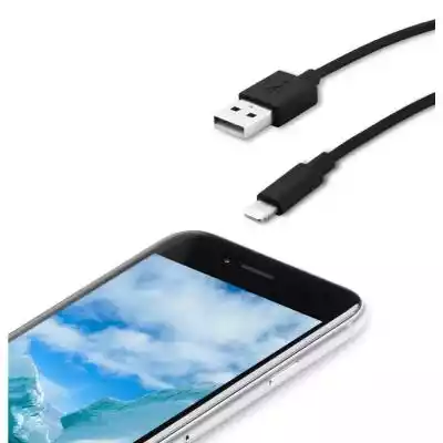 Qilive - Kabel iPhone 1,2M 2,4A czarny Elektro/Telefony i akcesoria/Akcesoria do smartfonów