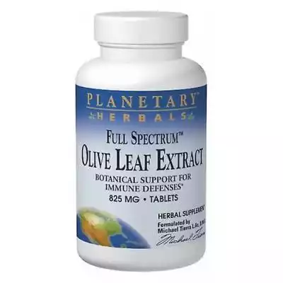 Planetary Herbals Full Spectrum Olive Leaf Extract łączy w sobie skoncentrowany ekstrakt z liści oliwek standaryzowany do 10% jego kluczowych constit ...