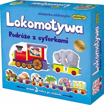 Adamigo Lokomotywa - podróże z cyferkami Podobne : Adamigo Wesoła Farma - Loteryjka Edukacyjna - 266470